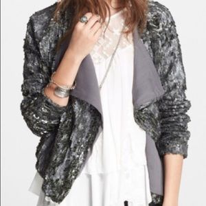 Free People Sequin Jacket